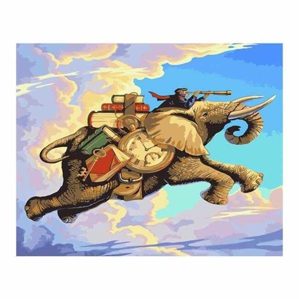 Sayılarla Boyama Seti Picasso Uçan Fil Sayılarla Boyama Seti
