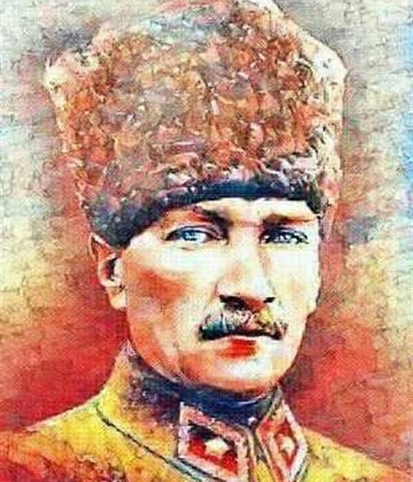 Sayılarla Boyama Seti Renkli Atatürk 6