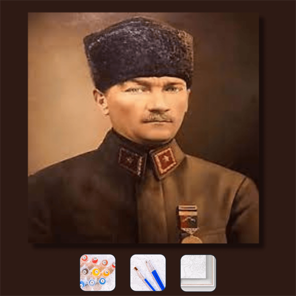 Sayılarla Boyama Seti Ulu Önder Atatürk