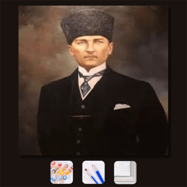 Sayılarla Boyama Seti Ulu Önder Atatürk 2