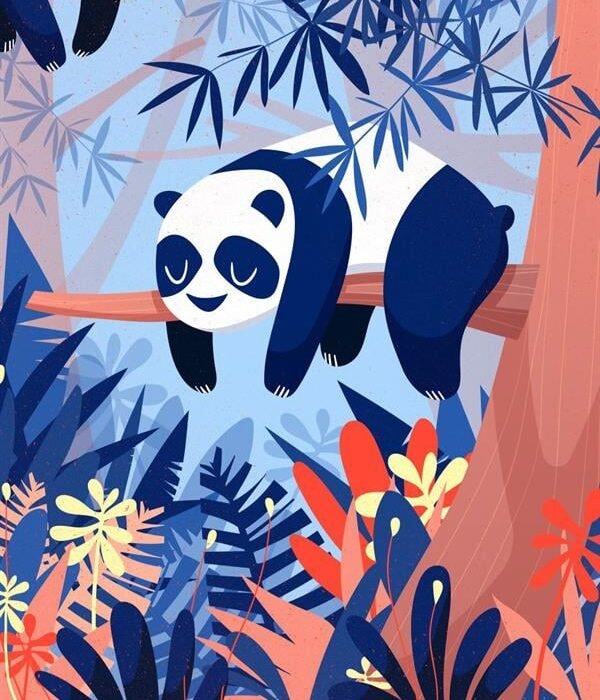 Sayılarla Boyama Seti Uyuyan Panda